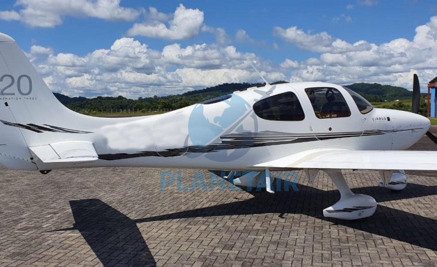 Cirrus SR20 G3 – Ano 2008 – 2950 Horas Totais