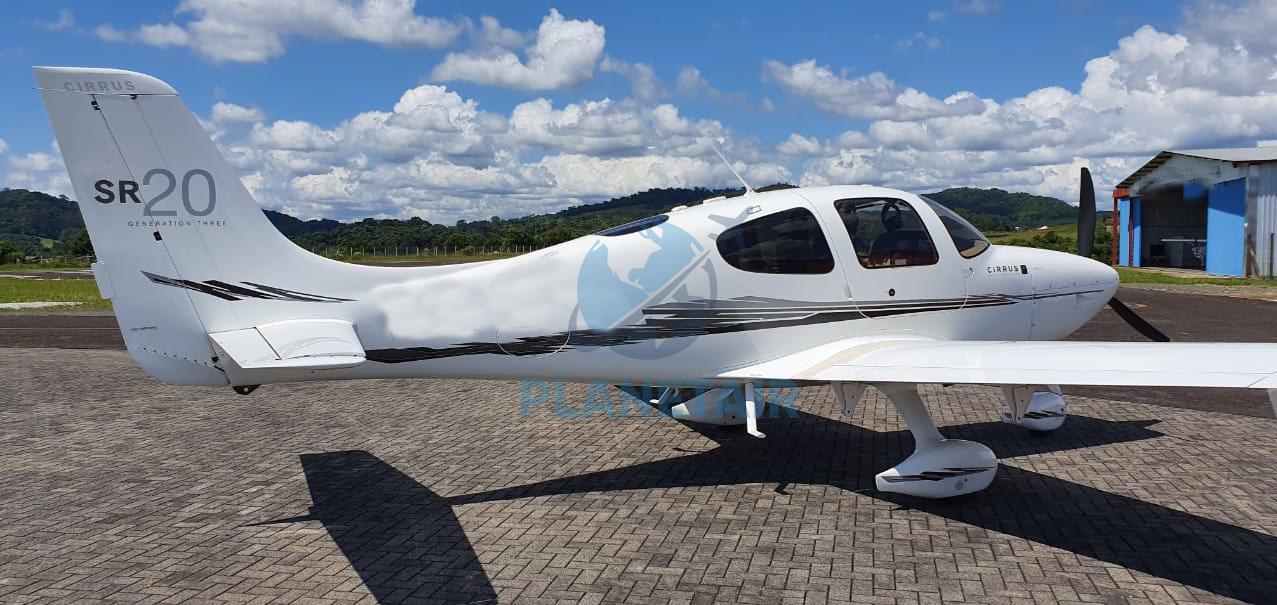 Cirrus SR20 G3 – Ano 2008 – 2950 Horas Totais