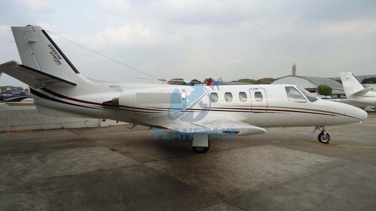 Jato Cessna Citation I 500 – Ano 1975 – 7730 Horas Totais
