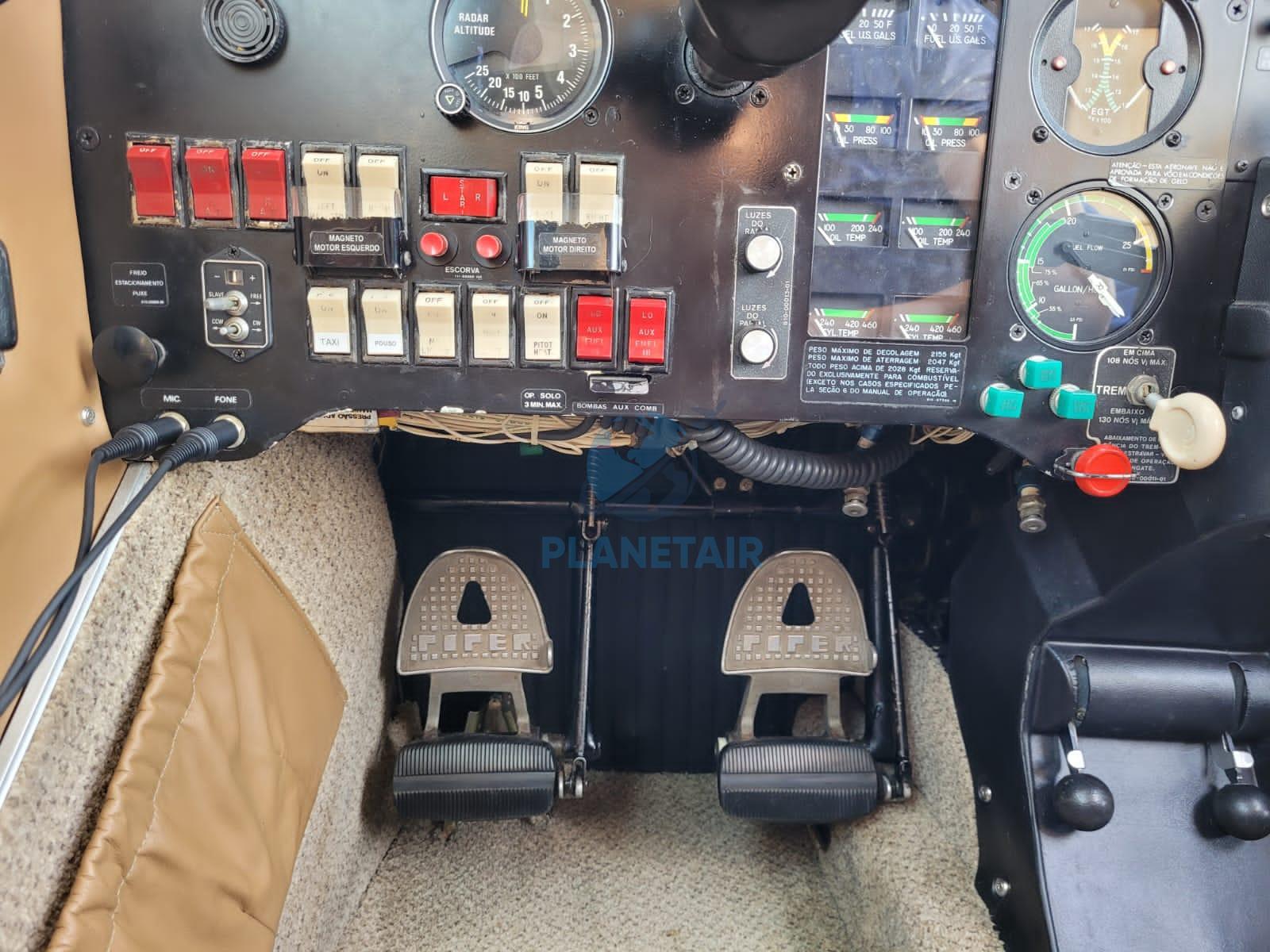 Embraer Seneca III EMB-810D – Ano 1986 – 5.173 H.T.