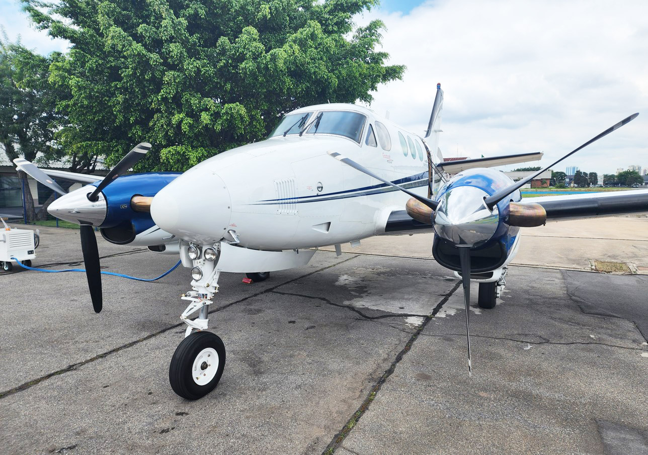 Beechcraft King Air C90A – Ano 1981 – 9.150 H.T.