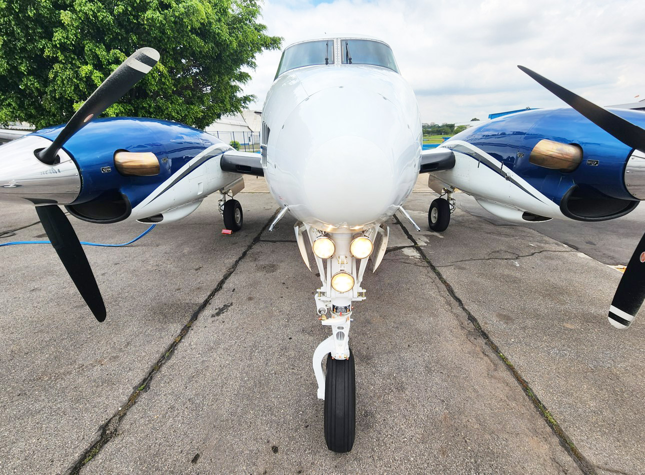 Beechcraft King Air C90A – Ano 1981 – 9.150 H.T.