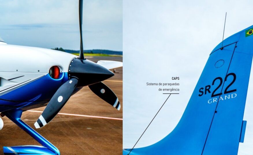 Avião Cirrus SR22 G5-Grand- Ano 2013 – 1.400 H.T.