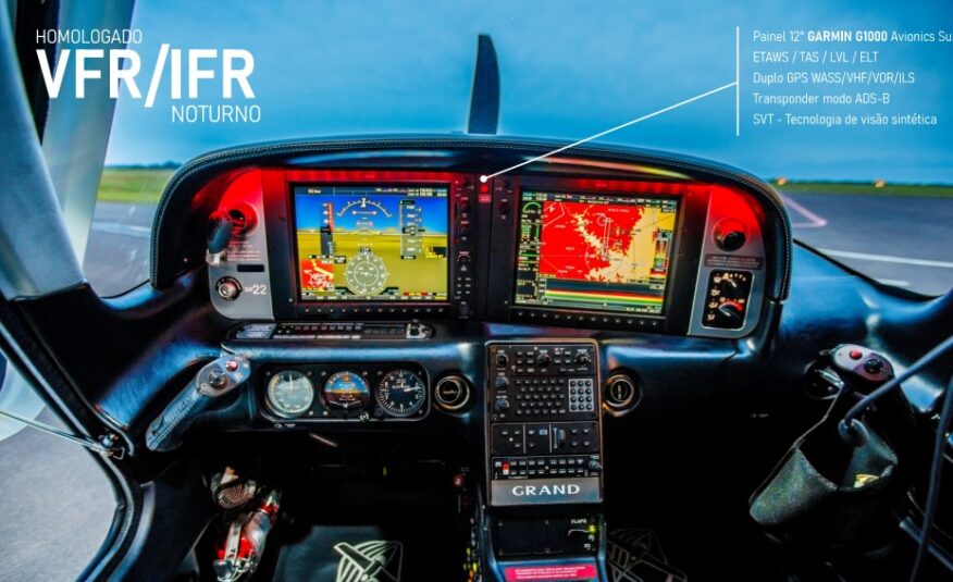 Avião Cirrus SR22 G5-Grand- Ano 2013 – 1.400 H.T.