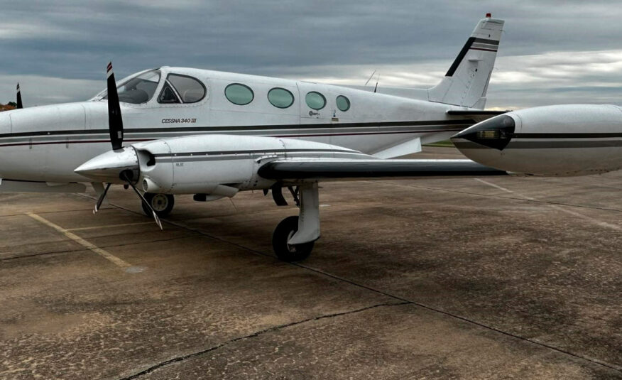 Avião Cessna 340A – Ano 1978 – 3.919 H.T.