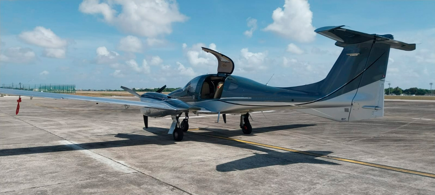 Avião Bimotor Diamond DA62 – Ano 2019 – 780 H.T.