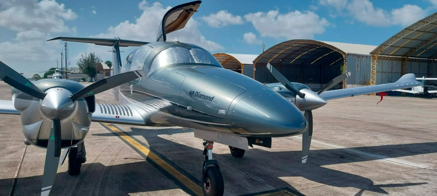 Avião Bimotor Diamond DA62 – Ano 2019 – 780 H.T.