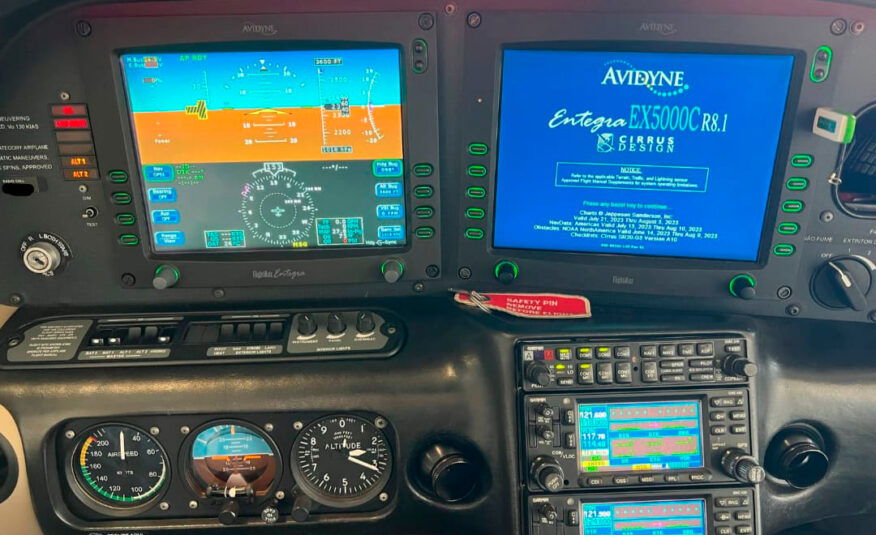 Cirrus SR22 G3 GTS – Ano 2007 – 2.300 H.T.