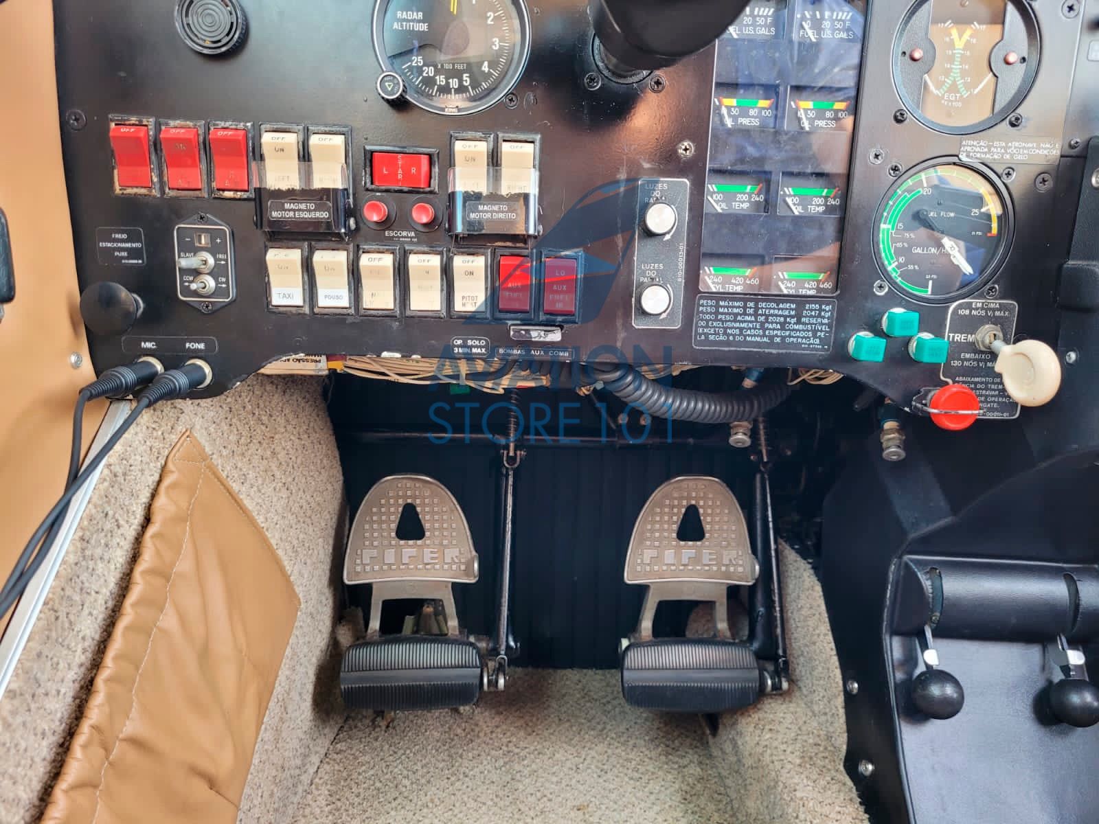 Embraer Seneca III EMB-810D – Ano 1986 – 5.173 H.T.