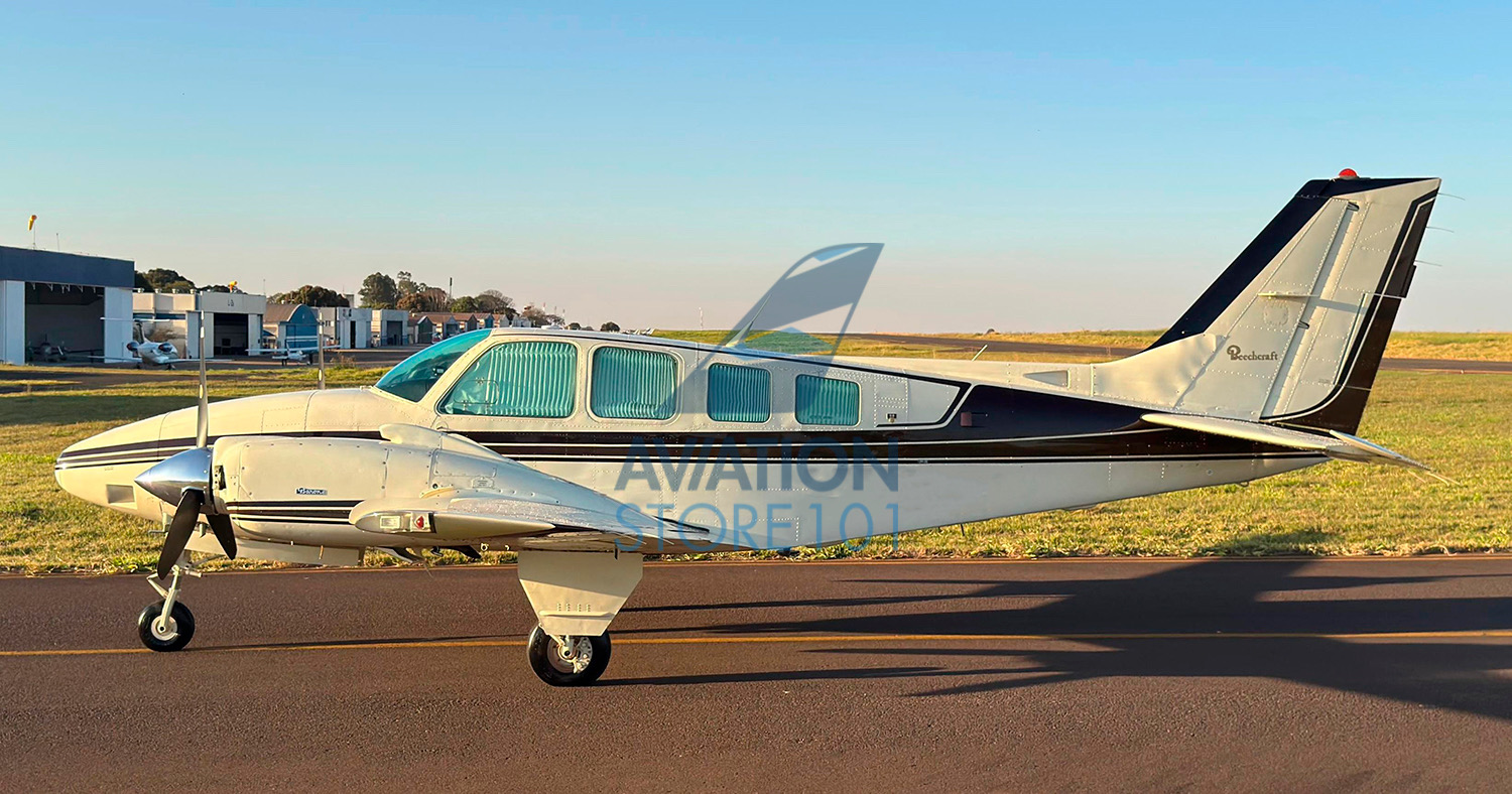 Avião Beechcraft Baron B58 – Ano 1984 – 2.600 H.T.