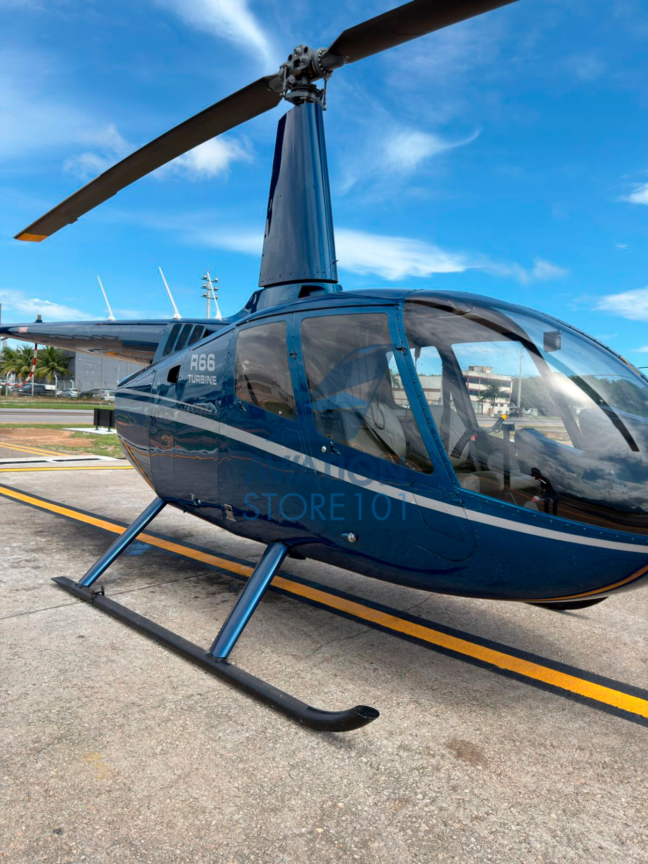 Helicóptero Robinson R66 Turbine – Ano 2012 – 1.600 H.T.